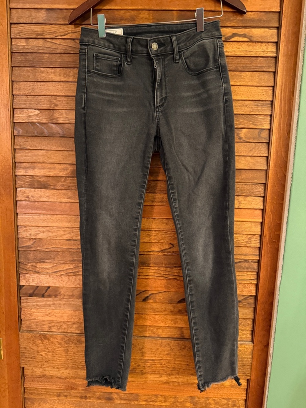 GAP Black dark gray Washed Skinny Jeans